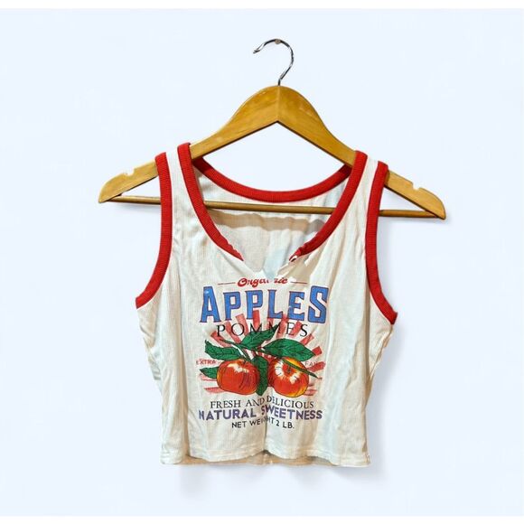 No Brand Medium White Cropped Tank - Picture 1 of 5